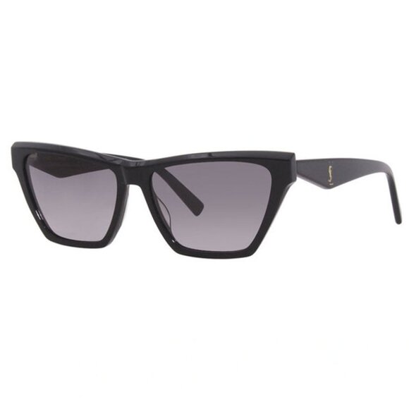 NWT SAINT LAURENT SUNGLASSES BLACK - Picture 1 of 4